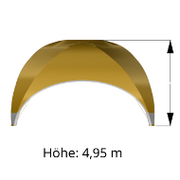 zeltzone 64 Höhe